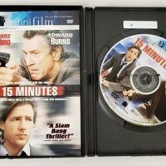 15 Minutes (2001 Film) DVD Movie - Picture 2 of 3